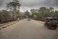 The entrance bridge Angkor Thom